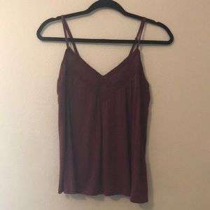 Small maroon tank top